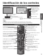 Предварительный просмотр 13 страницы Panasonic VIERA TC-P42XT50 Manual De Usuario