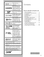 Preview for 3 page of Panasonic Viera TC-P50ST60 Owner'S Manual