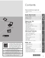 Preview for 3 page of Panasonic Viera TC-P50VT20 Operating Instructions Manual