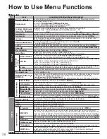 Preview for 38 page of Panasonic Viera TC-P50VT20 Operating Instructions Manual