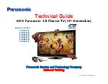 Panasonic Viera TC-P50VT20 Technical Manual preview