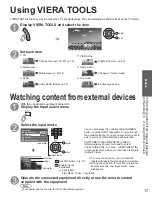 Предварительный просмотр 17 страницы Panasonic VIERA TC-P50XT50 Owner'S Manual