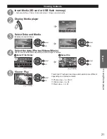 Предварительный просмотр 21 страницы Panasonic VIERA TC-P50XT50 Owner'S Manual