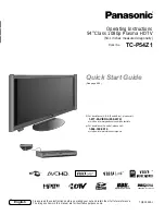 Panasonic Viera TC-P54Z1 Quick Start Manual preview