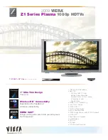 Preview for 1 page of Panasonic Viera TC-P54Z1 Specifications