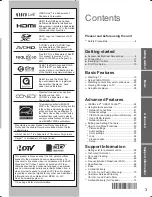 Предварительный просмотр 3 страницы Panasonic Viera TC-P55VT30 User Manual