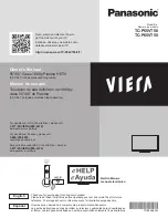 Preview for 1 page of Panasonic Viera TC-P55VT50 Manual De Usuario