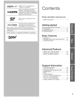 Preview for 3 page of Panasonic Viera TC-P60U50 Owner'S Manual