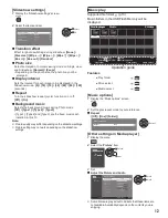 Предварительный просмотр 13 страницы Panasonic Viera TCL32XM6 Owner'S Manual