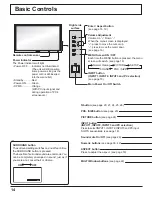 Preview for 14 page of Panasonic Viera TH-103PF9 Operating Instructions Manual