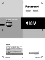 Panasonic Viera TH-24A400A Operating Instructions Manual предпросмотр