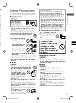 Предварительный просмотр 3 страницы Panasonic Viera TH-24A400A Operating Instructions Manual