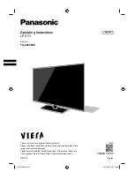 Panasonic VIERA TH-24F400H Operating Instructions Manual предпросмотр