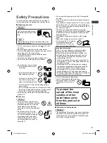 Предварительный просмотр 3 страницы Panasonic VIERA TH-24F400Z Operating Instructions Manual