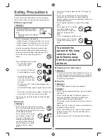 Предварительный просмотр 3 страницы Panasonic Viera TH-32AS610G Operating Instructions Manual