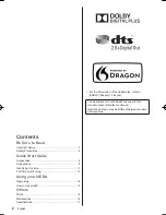 Предварительный просмотр 2 страницы Panasonic Viera TH-32AS630Z Operating Instructions Manual