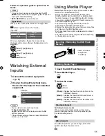 Предварительный просмотр 11 страницы Panasonic Viera TH-32C410H Operating Instructions Manual