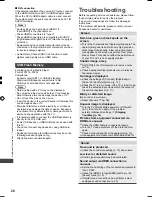 Предварительный просмотр 20 страницы Panasonic Viera TH-32C410H Operating Instructions Manual