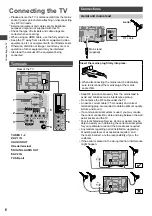 Предварительный просмотр 6 страницы Panasonic VIERA TH-32D400H Operating Instructions Manual