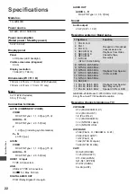 Предварительный просмотр 22 страницы Panasonic VIERA TH-32D400H Operating Instructions Manual