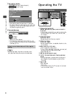 Предварительный просмотр 8 страницы Panasonic Viera TH-32E400A Operating Instructions Manual