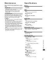 Предварительный просмотр 21 страницы Panasonic Viera TH-32E400A Operating Instructions Manual