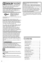 Предварительный просмотр 2 страницы Panasonic VIERA TH-32E400H Operating Instructions Manual