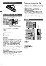 Предварительный просмотр 6 страницы Panasonic VIERA TH-32E400H Operating Instructions Manual