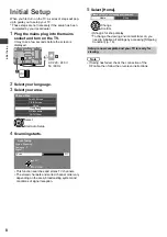 Предварительный просмотр 8 страницы Panasonic VIERA TH-32E400H Operating Instructions Manual