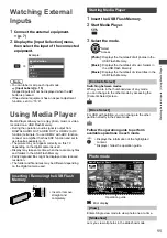 Предварительный просмотр 11 страницы Panasonic VIERA TH-32E400H Operating Instructions Manual