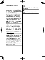 Preview for 3 page of Panasonic VIERA TH-32ES500Z Operating Instructions Manual