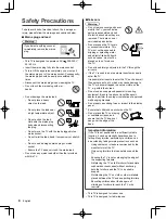 Preview for 4 page of Panasonic VIERA TH-32ES500Z Operating Instructions Manual