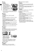 Предварительный просмотр 4 страницы Panasonic VIERA TH-32F400H Operating Instructions Manual