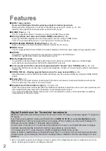 Предварительный просмотр 2 страницы Panasonic Viera TH-32LRG20B Operating Instructions Manual