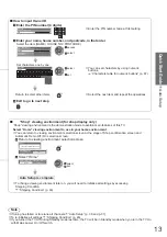 Предварительный просмотр 13 страницы Panasonic Viera TH-32LRG20B Operating Instructions Manual