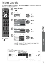 Предварительный просмотр 45 страницы Panasonic Viera TH-32LRG20B Operating Instructions Manual