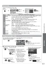 Предварительный просмотр 51 страницы Panasonic Viera TH-32LRG20B Operating Instructions Manual