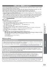 Предварительный просмотр 59 страницы Panasonic Viera TH-32LRG20B Operating Instructions Manual