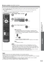 Предварительный просмотр 63 страницы Panasonic Viera TH-32LRG20B Operating Instructions Manual