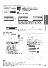 Предварительный просмотр 13 страницы Panasonic Viera TH-32LRG20E Operating Instructions Manual