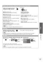 Предварительный просмотр 17 страницы Panasonic Viera TH-32LRG20E Operating Instructions Manual