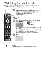 Предварительный просмотр 22 страницы Panasonic Viera TH-32LRG20E Operating Instructions Manual