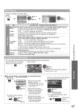 Предварительный просмотр 47 страницы Panasonic Viera TH-32LRG20E Operating Instructions Manual