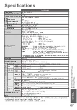 Предварительный просмотр 67 страницы Panasonic Viera TH-32LRG20E Operating Instructions Manual