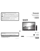 Preview for 1 page of Panasonic Viera TH-37PV70F Operating Instructions Manual