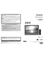 Preview for 1 page of Panasonic Viera TH-37PV7EY Operating Instructions Manual