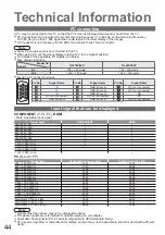 Preview for 44 page of Panasonic Viera TH-37PV80P Operating Instructions Manual