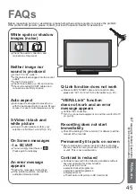 Preview for 45 page of Panasonic Viera TH-37PV80P Operating Instructions Manual