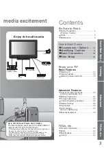 Preview for 3 page of Panasonic Viera TH-37PV8PA Operating Instructions Manual