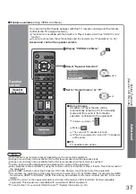 Предварительный просмотр 37 страницы Panasonic Viera TH-37PV8PA Operating Instructions Manual